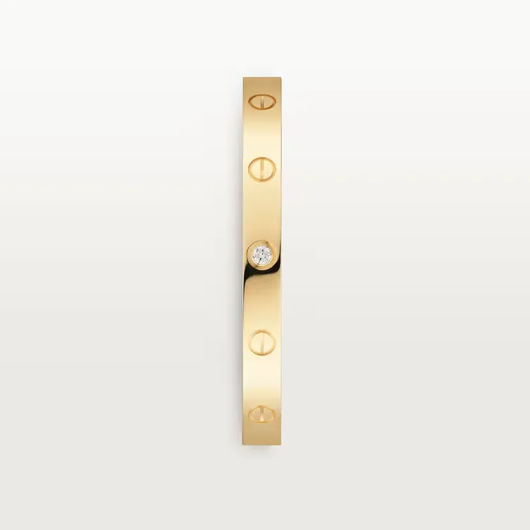 0.10CTW Minus Design Open Bangle Bracelet