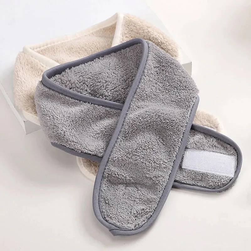 6-Pieces: Women's Face Wash Bath Makeup Hairband