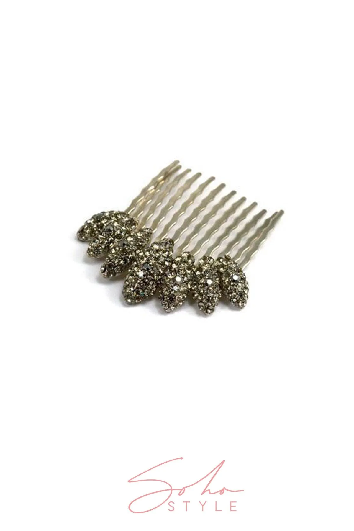 Almond Cluster Crystal Comb (Deluxe Set)