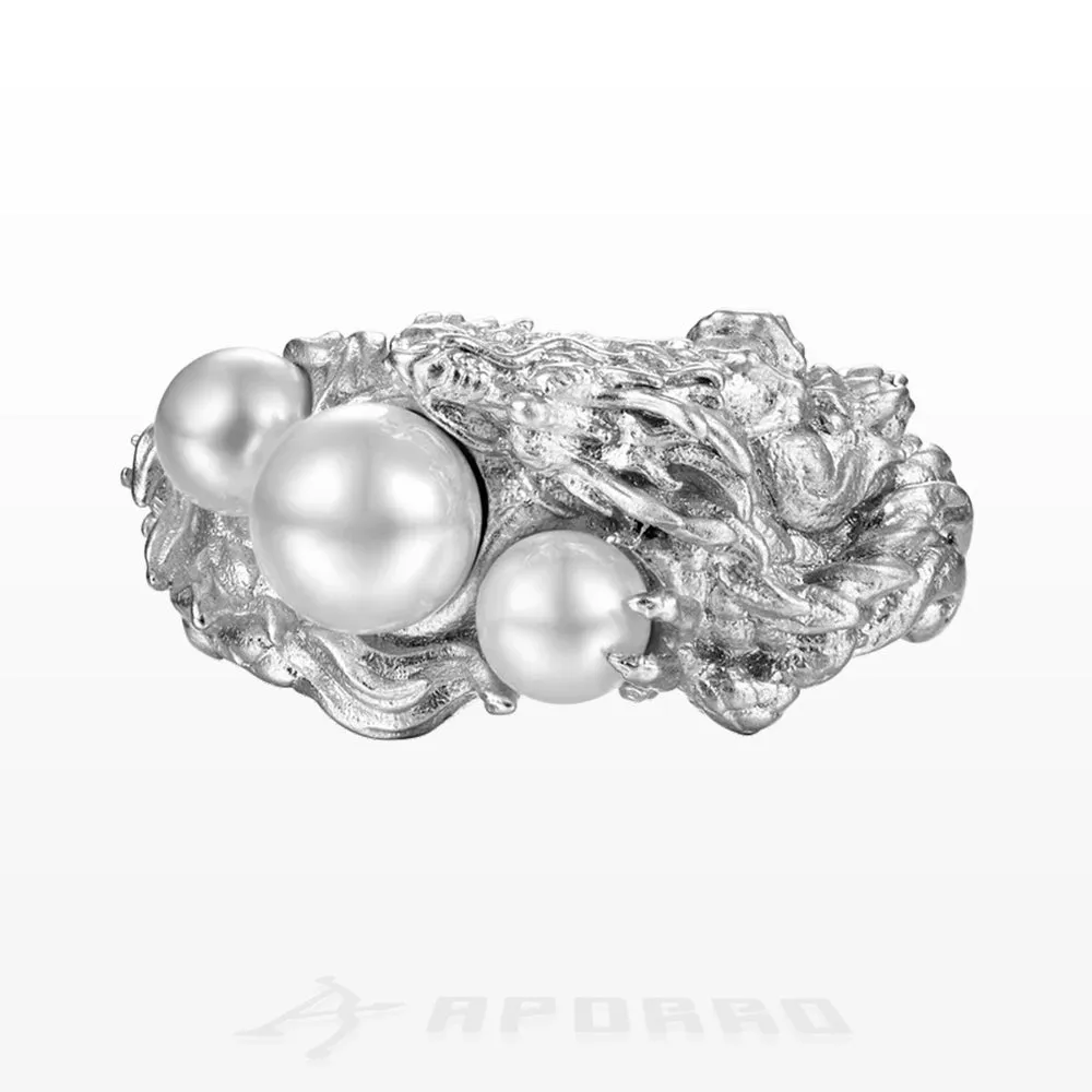 Aporro WONG Dragon Pearl Ring