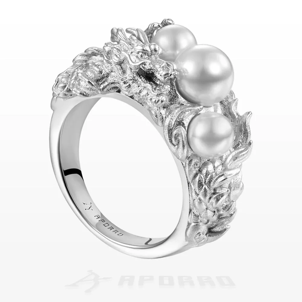 Aporro WONG Dragon Pearl Ring