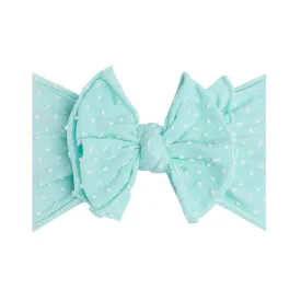 Baby Bling Bows SHAB-BOW-LOUS: Seafoam Dot