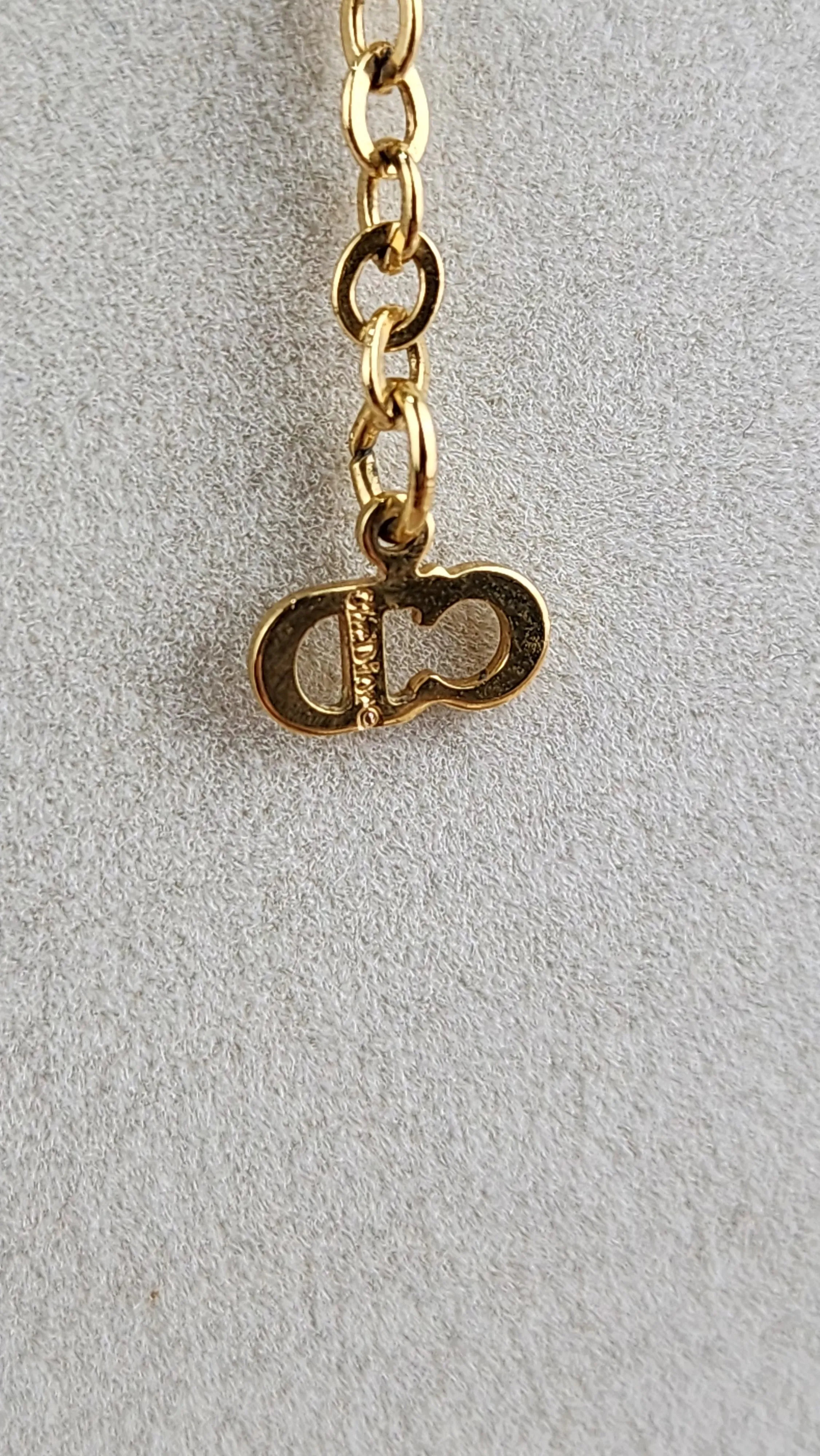 Christian Dior Monogram Pendant Necklace
