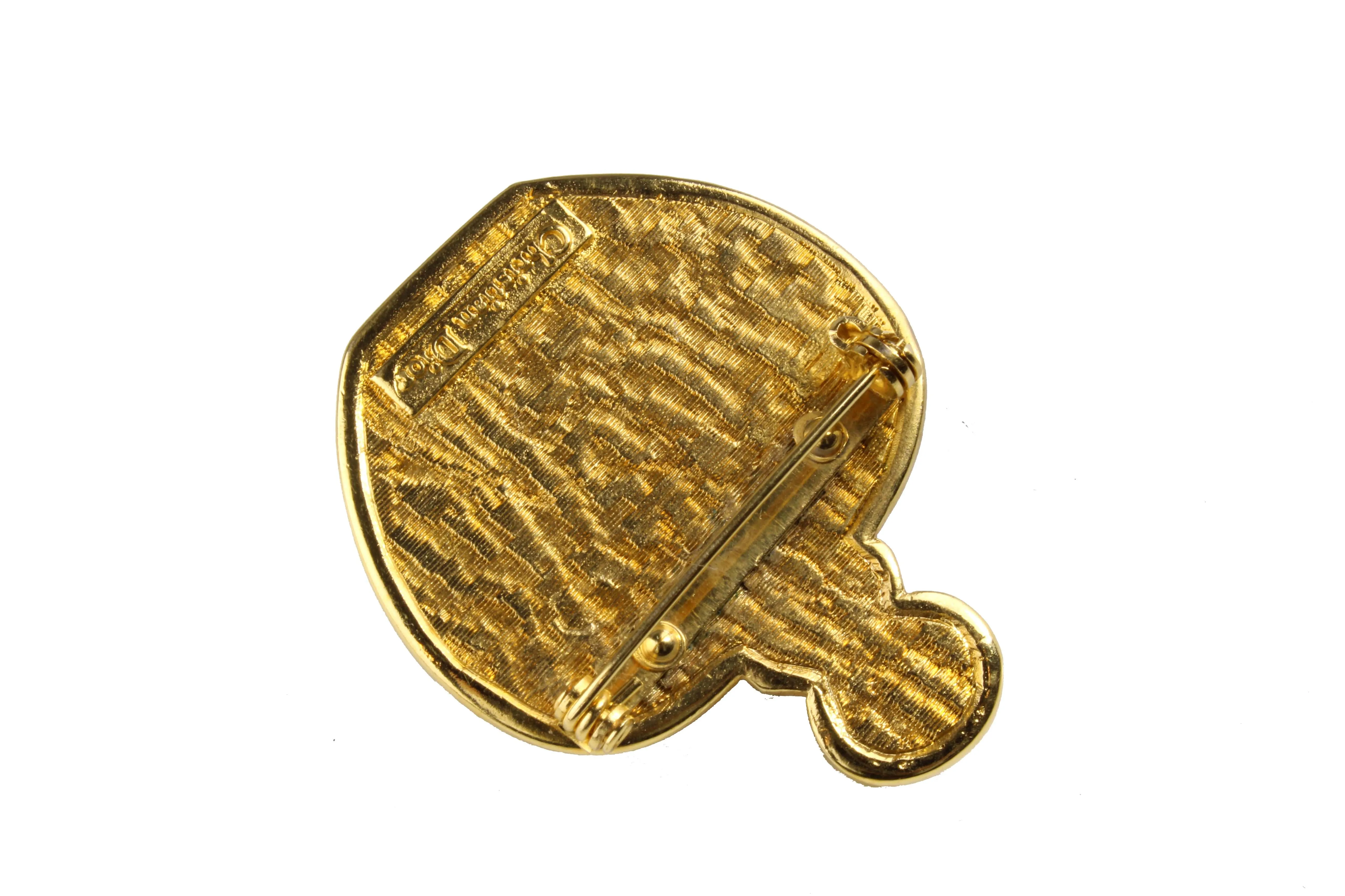 CHRISTIAN DIOR Poison brooch