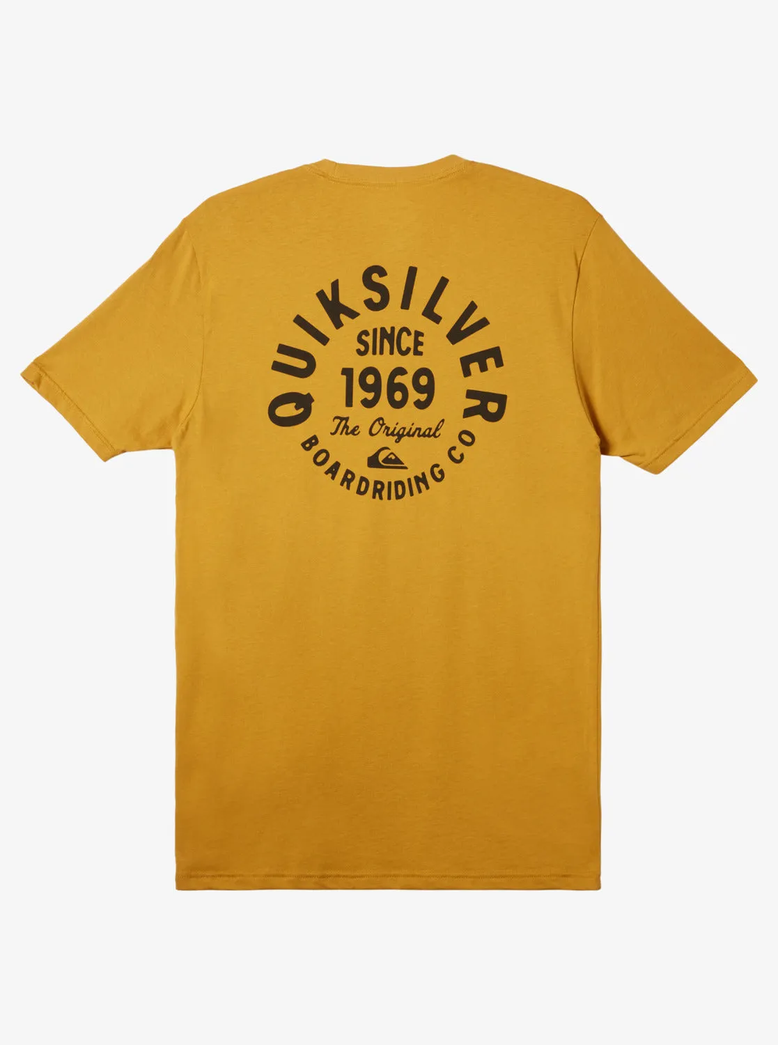 Circled Script T-Shirt - Mustard