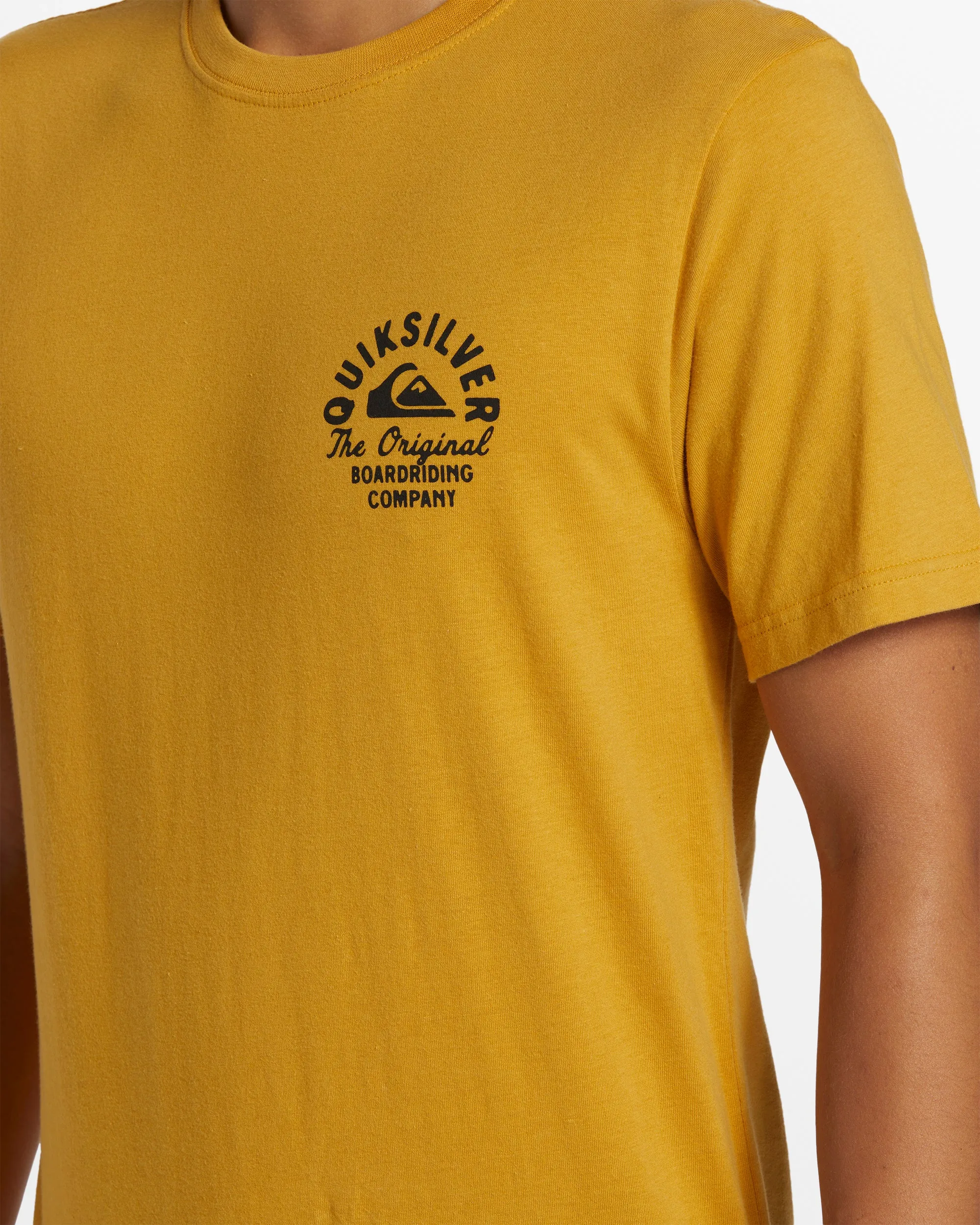Circled Script T-Shirt - Mustard