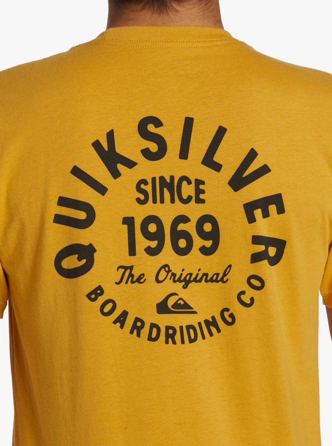 Circled Script T-Shirt - Mustard