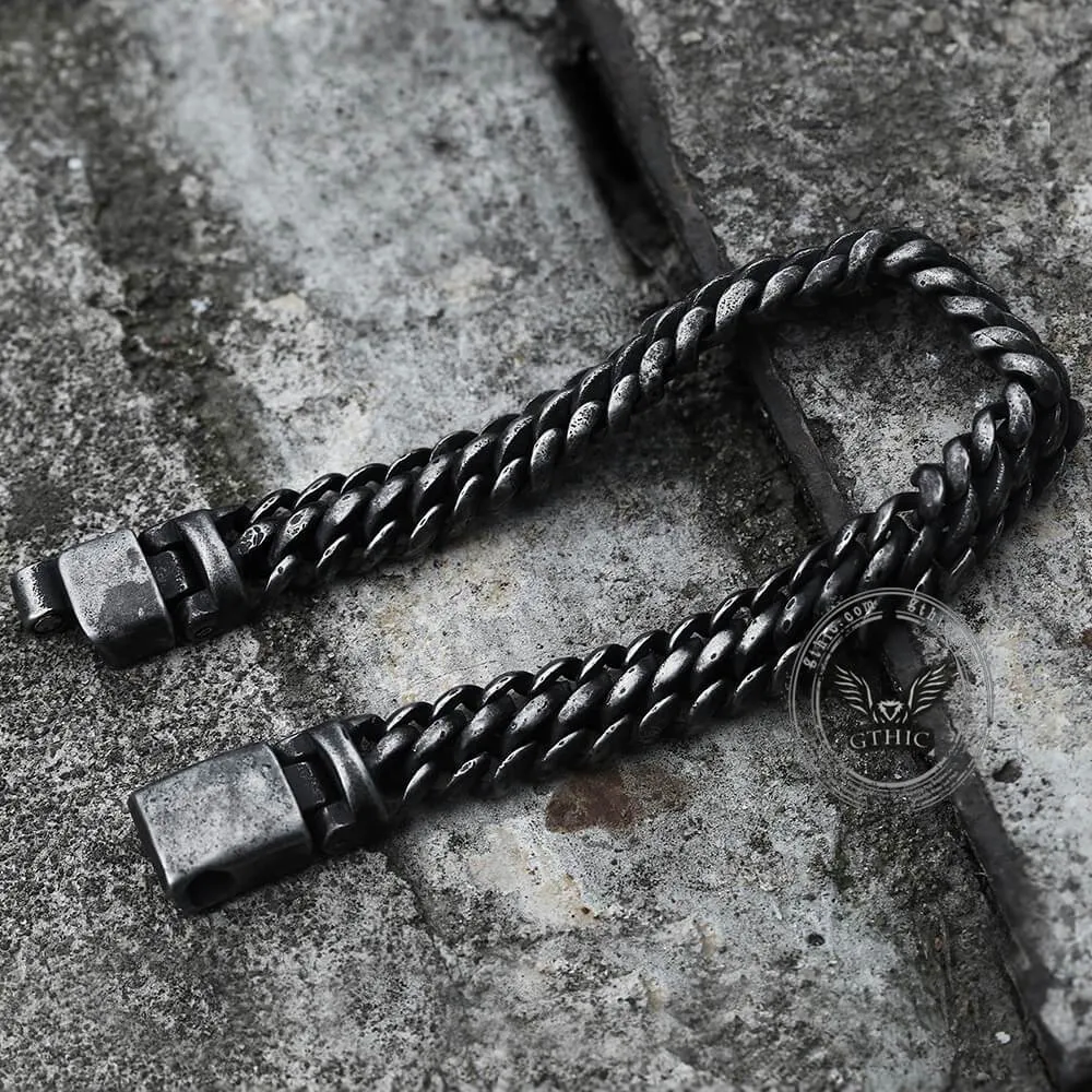 Classic Stainless Steel Biker Bracelet