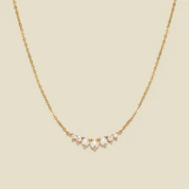 Crescent Pearl Necklace