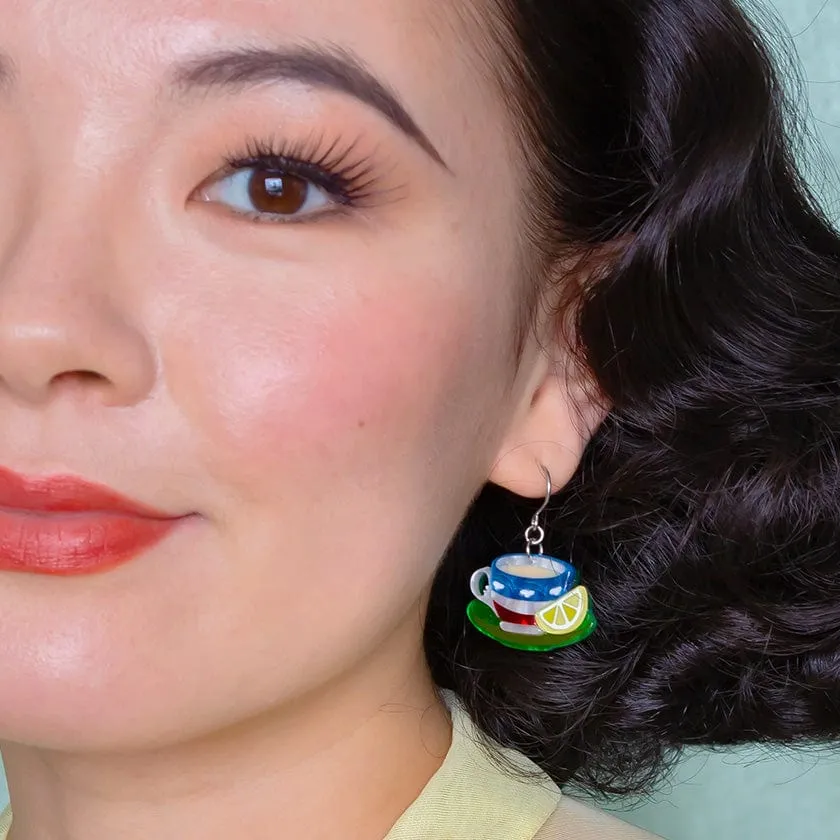 Cuppa Tea Drop Earrings