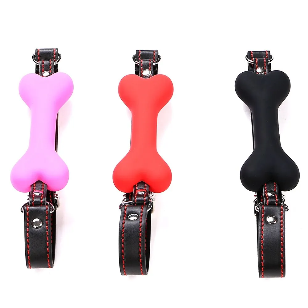 Cute Ball Gag Mouth Dog Bone Ball Gag