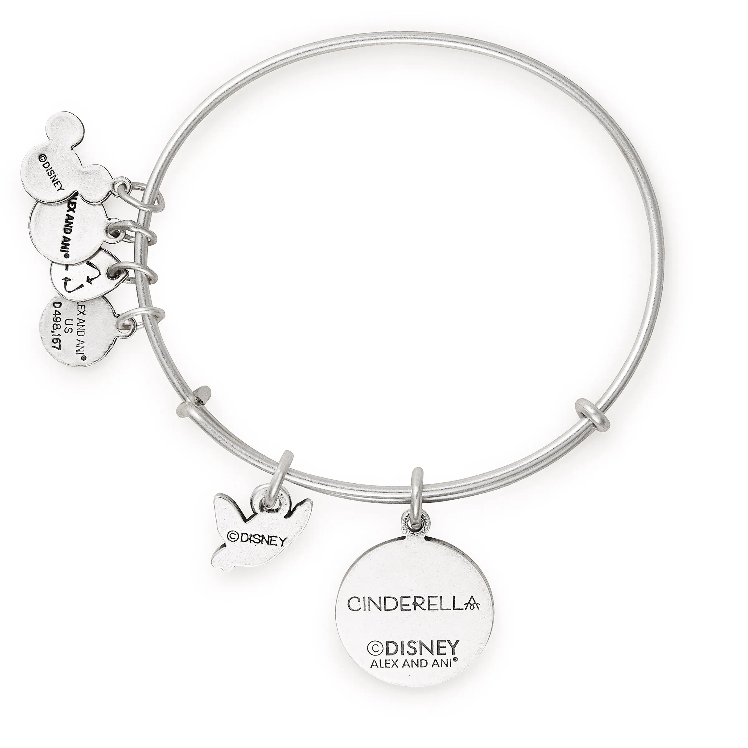 Disney® Cinderella 'A Dream is a Wish Your Heart Makes' Charm Bangle
