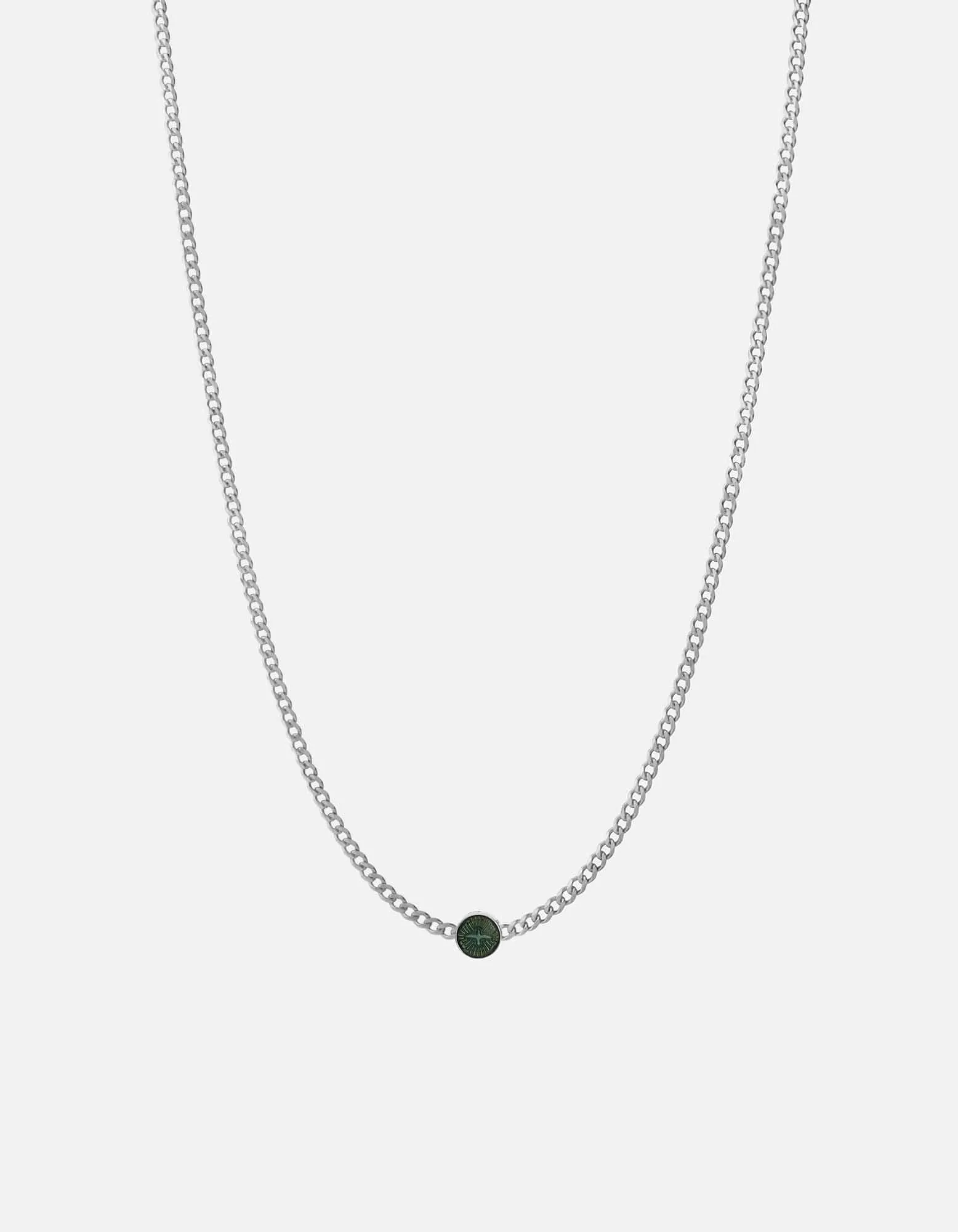 Dove Type Chain Necklace, Sterling Silver