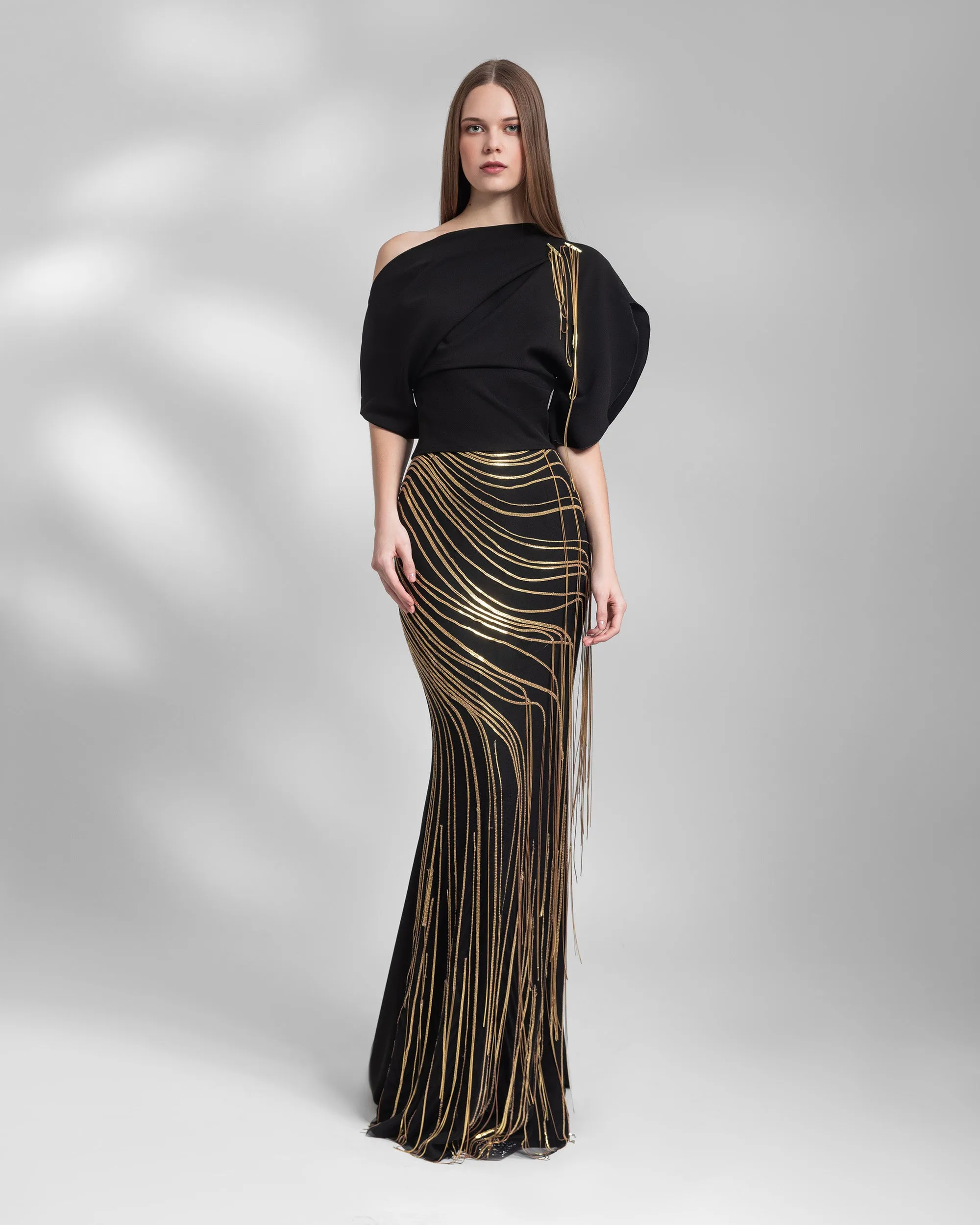 Draped Crepe Top