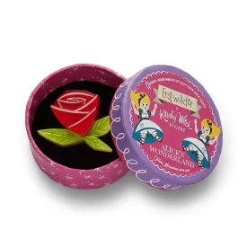 Erstwilder Brooch Painted Rose Mini