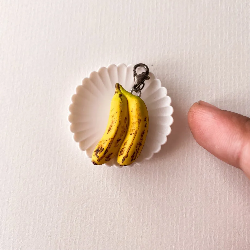 Fruit  Miniature Zipper, Pendant, Bracelet & Planner Charms