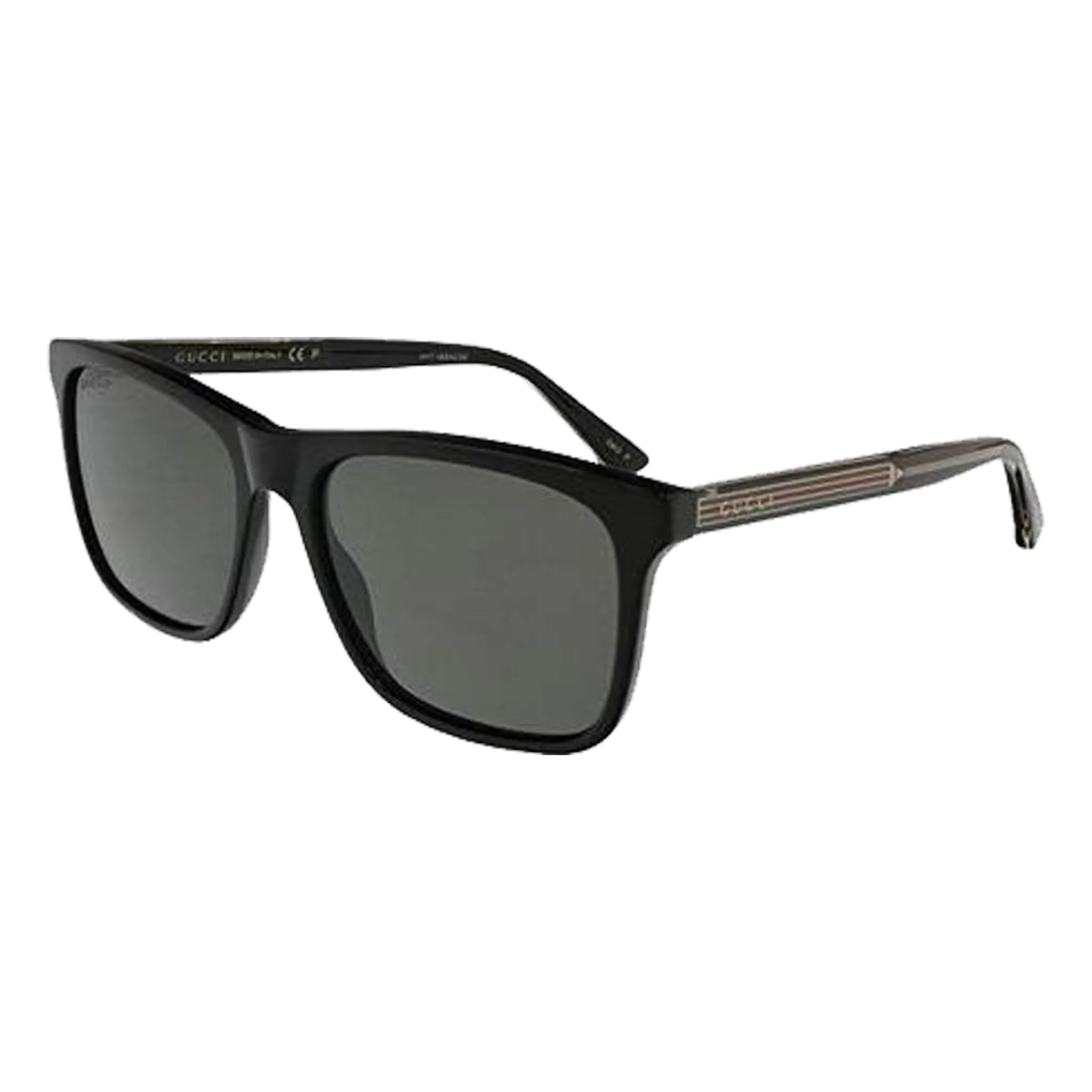 GG0381S 007 57 Black Frame Grey Polarized