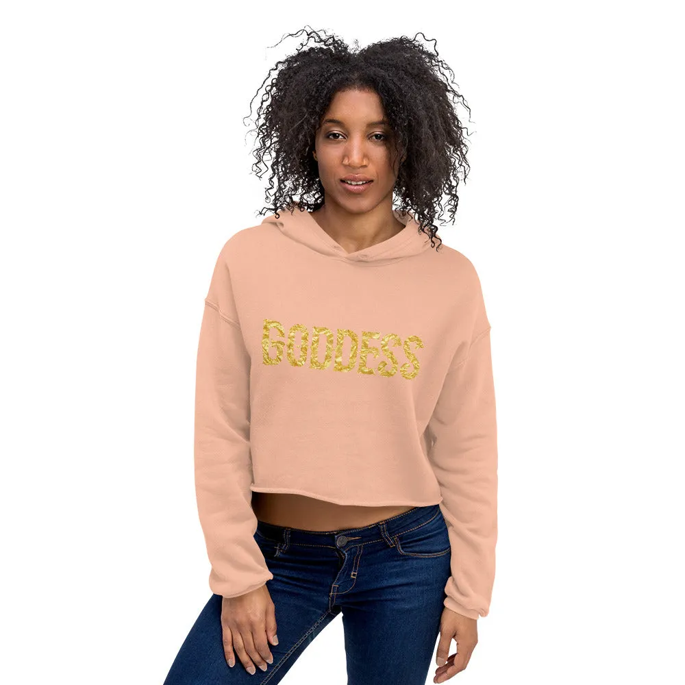 Goddess (Gold) Crop Hoodie