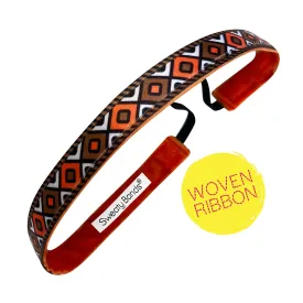 Harlequin | Orange, Brown, White | 5/8 Inch