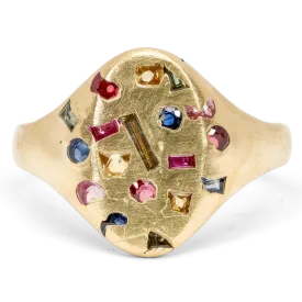 Harlequin Signet Ring - Made to Order