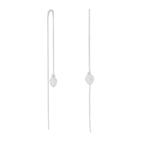 Heart Threader Earrings