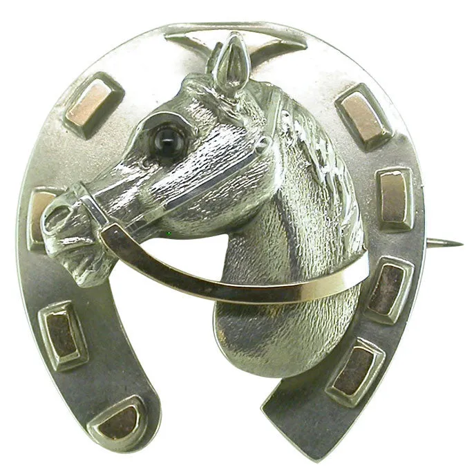 Horseshoe Brooch