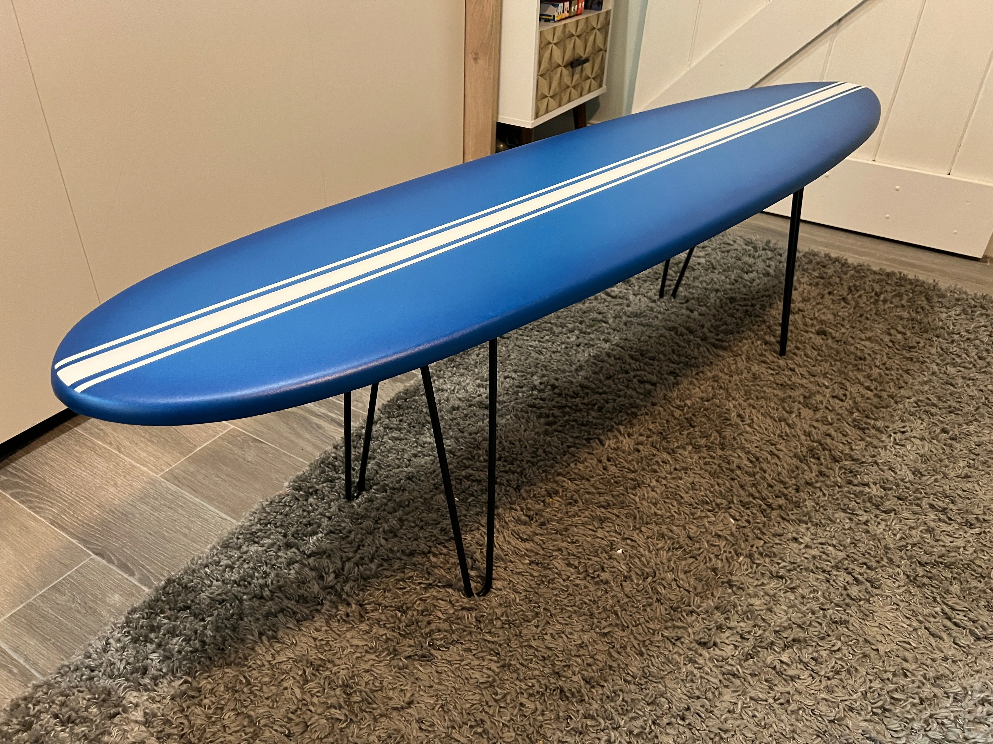 Into the Blue Surfboard Coffee Table