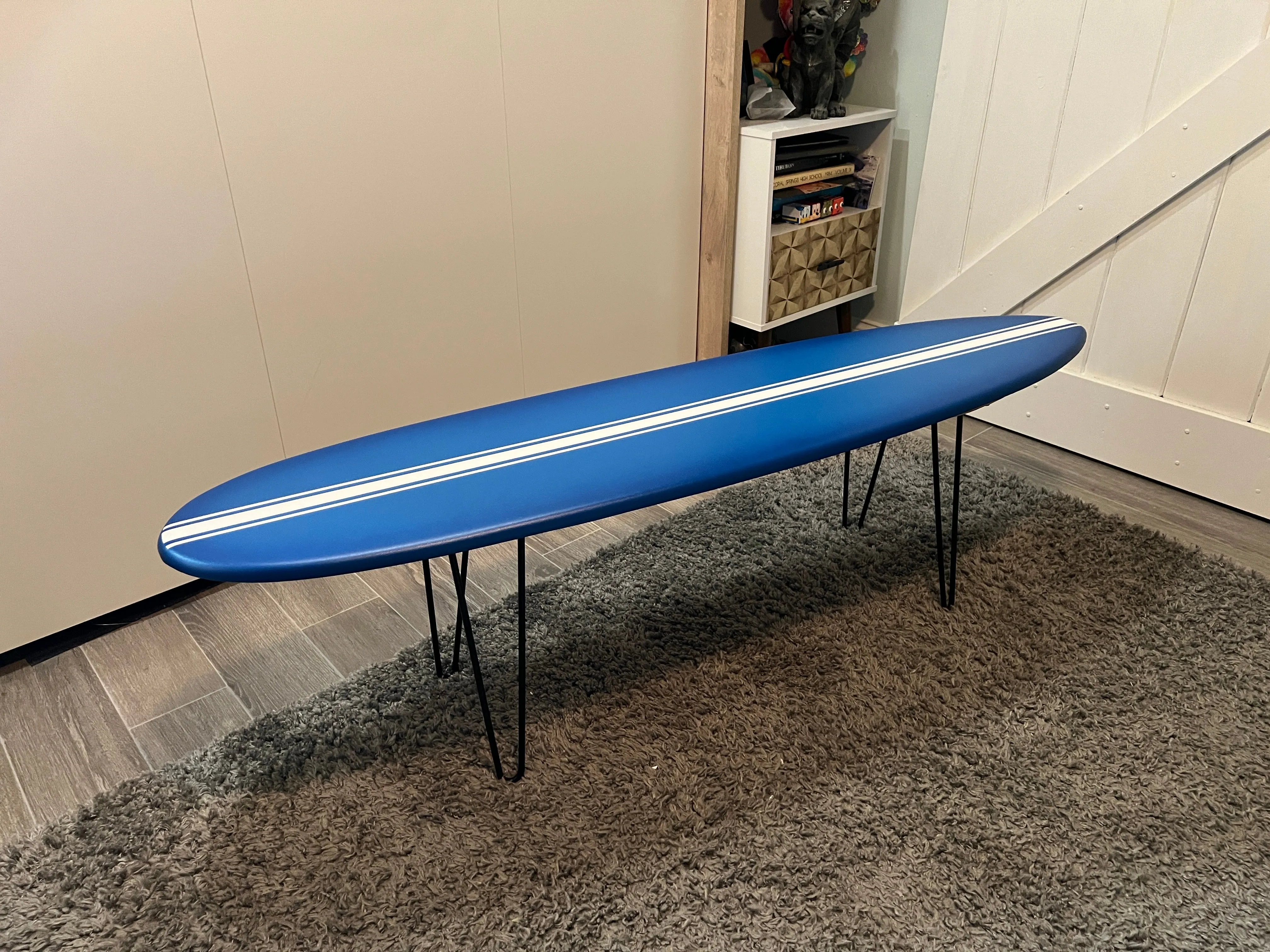Into the Blue Surfboard Coffee Table