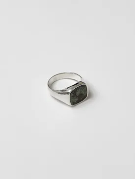 Jules Ring in Dragon Jasper and Sterling Silver