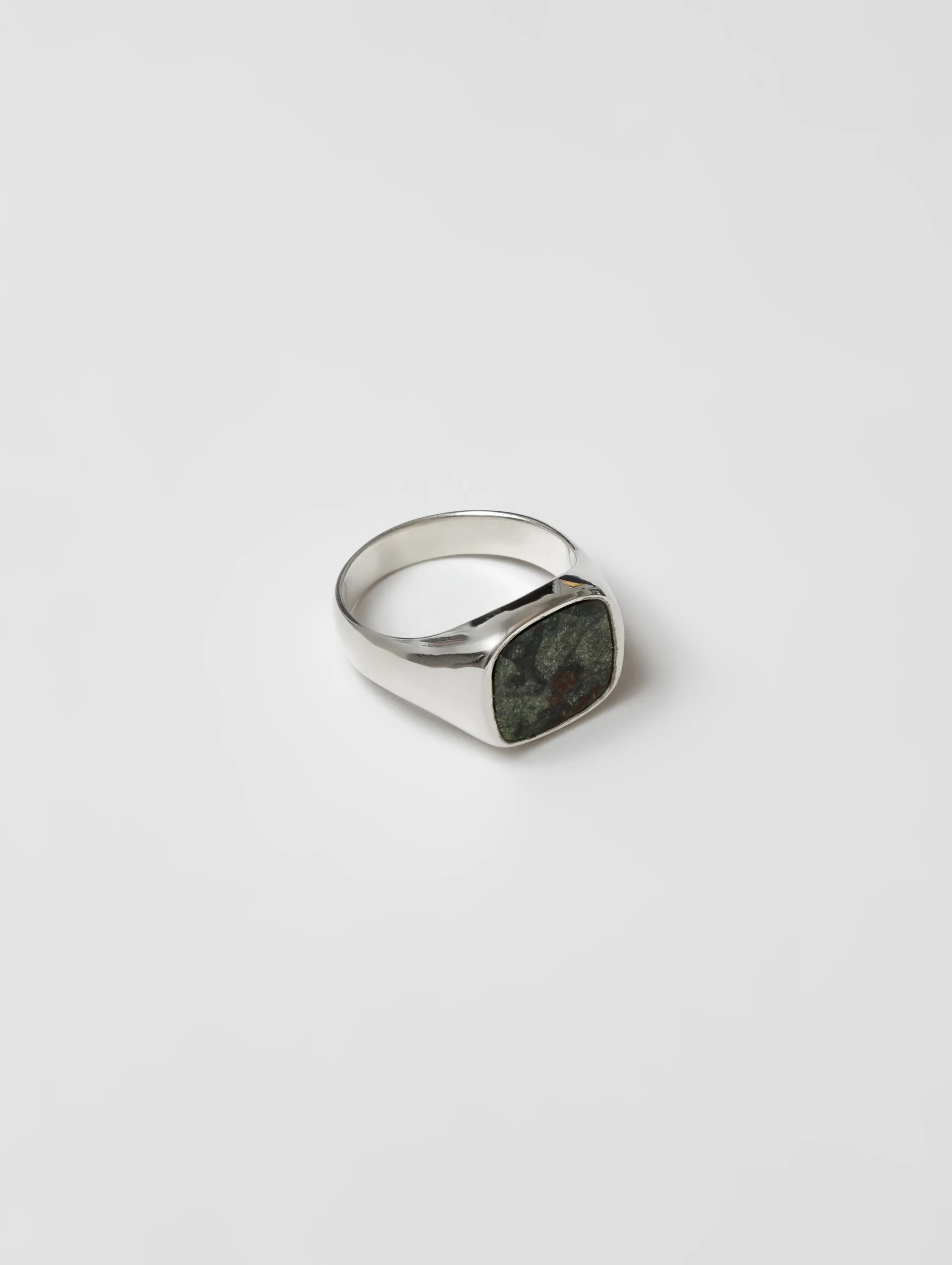 Jules Ring in Dragon Jasper and Sterling Silver