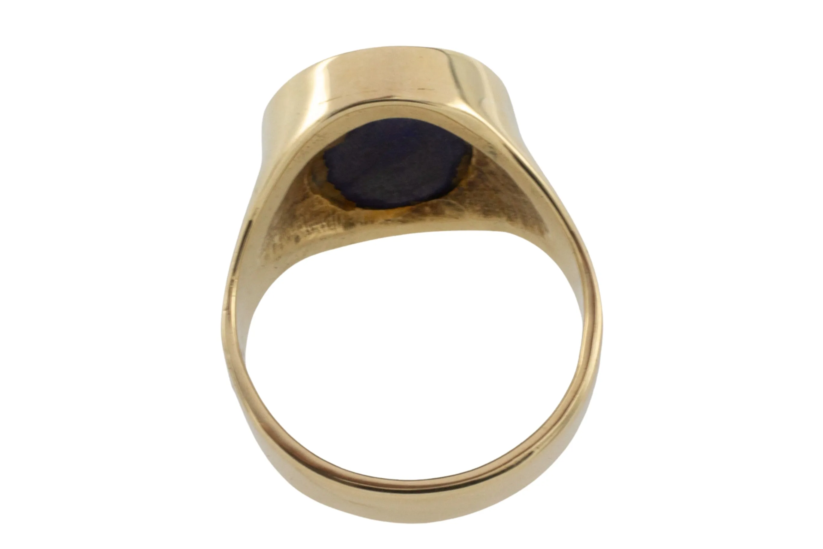 Lapiz signet ring in 14 carat gold