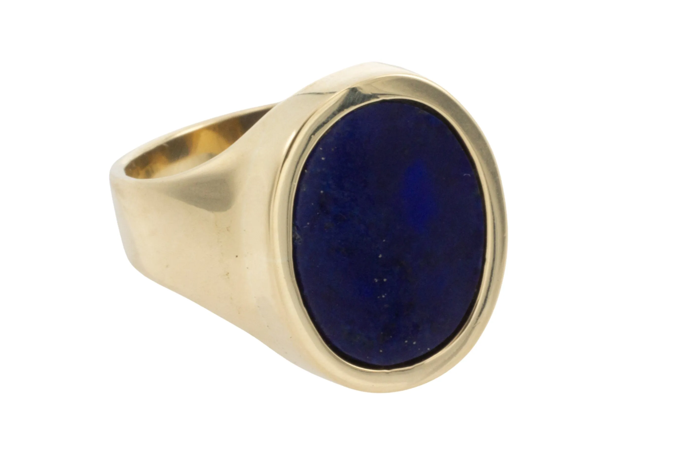 Lapiz signet ring in 14 carat gold