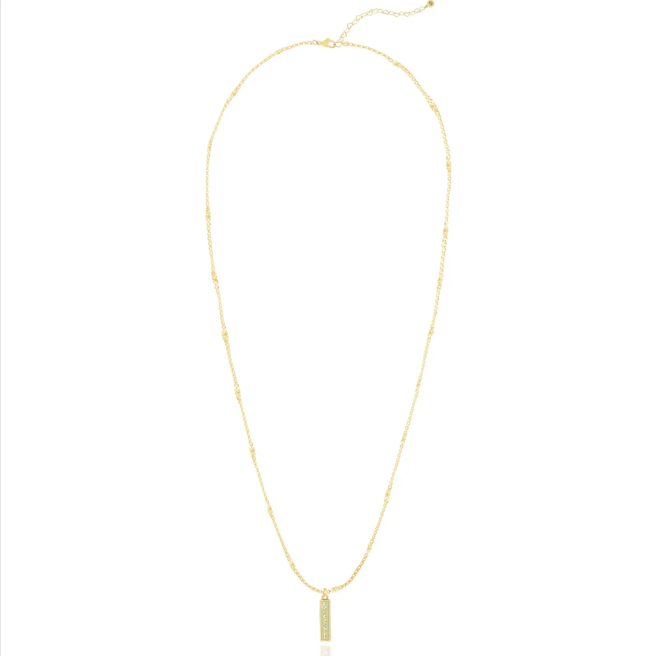 Love Like Jesus Necklace in Teal