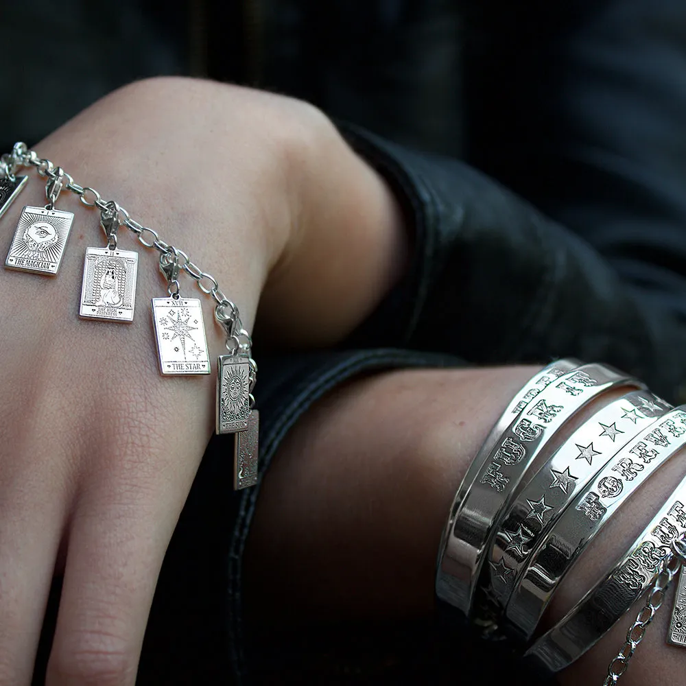 Lucky 13 Tarot Card Charm Bracelet
