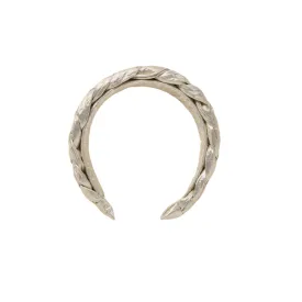 Metallic Braided Headband - Champagne by Noralee