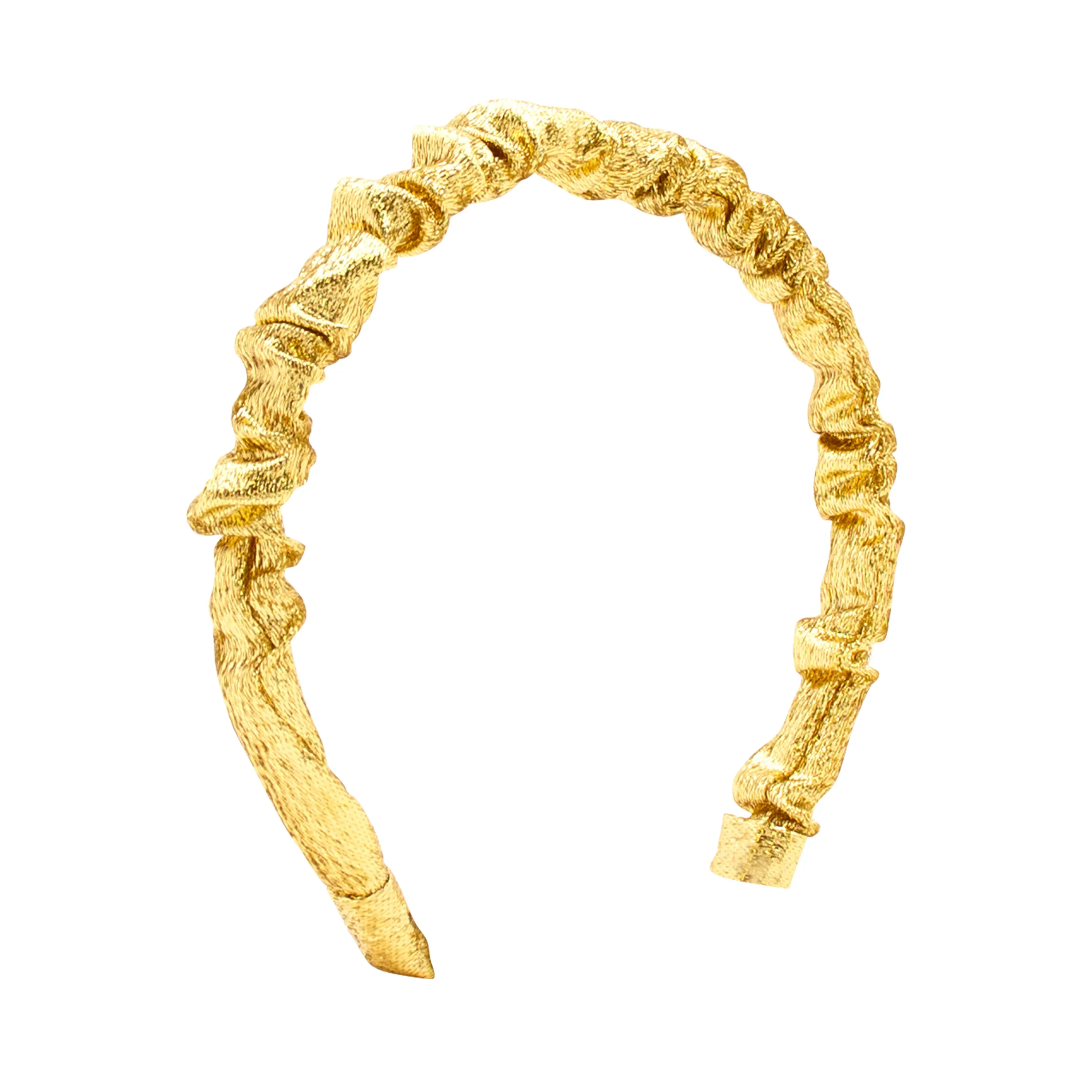 Metallic Ruffle Headband