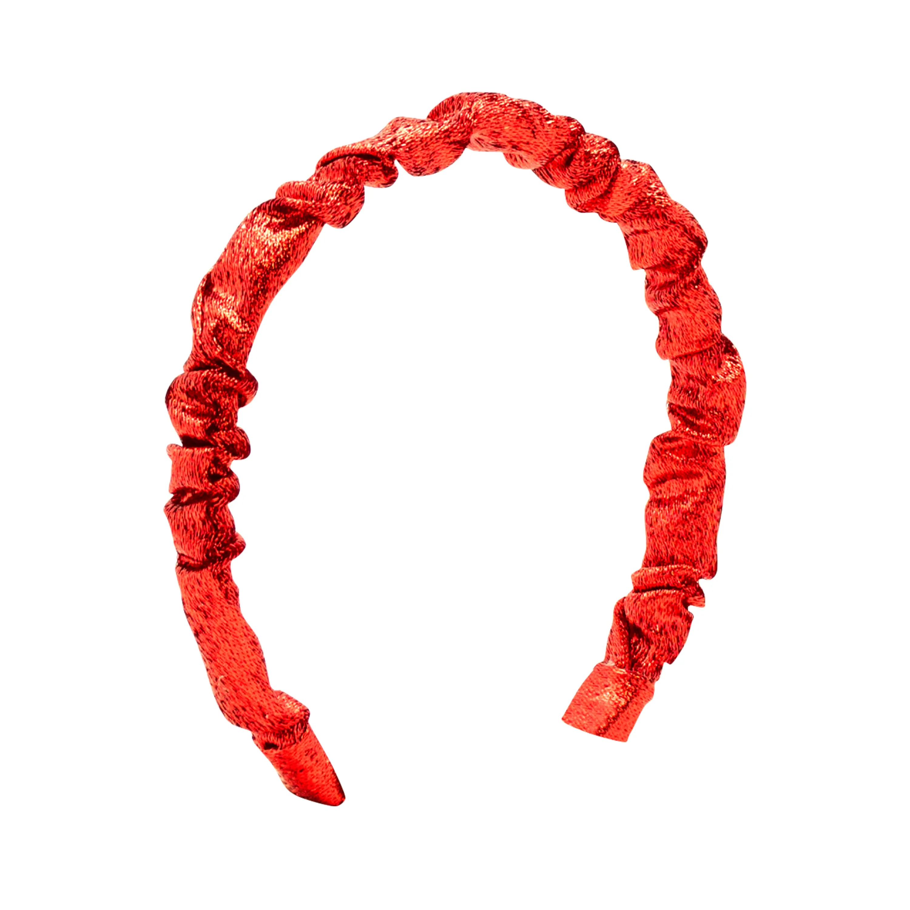 Metallic Ruffle Headband