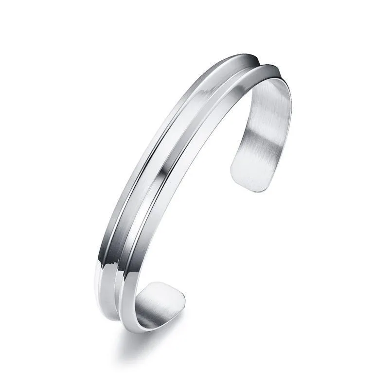 Nicklas Stainless Steel Cuff Bracelet