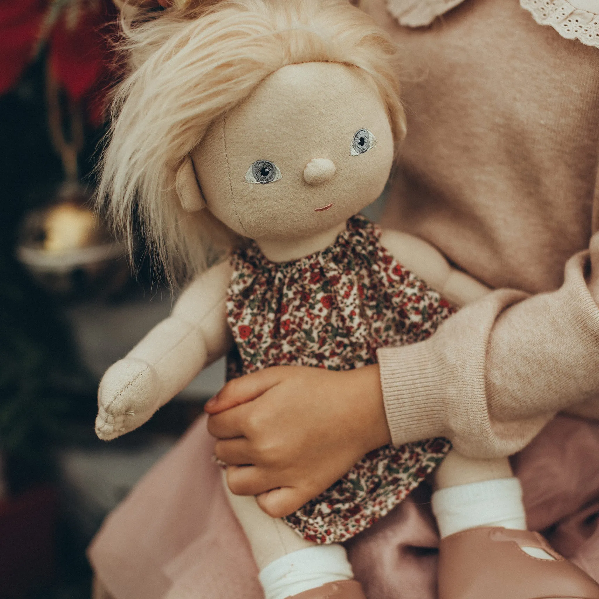 Olli Ella Dinkum Doll Una Dress Set - Holiday