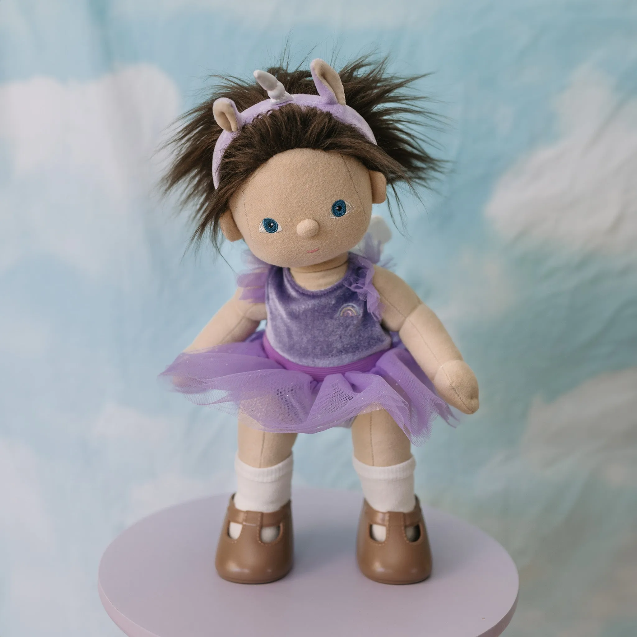 Olli Ella Dinkum Unicorn Outfit - Lilac