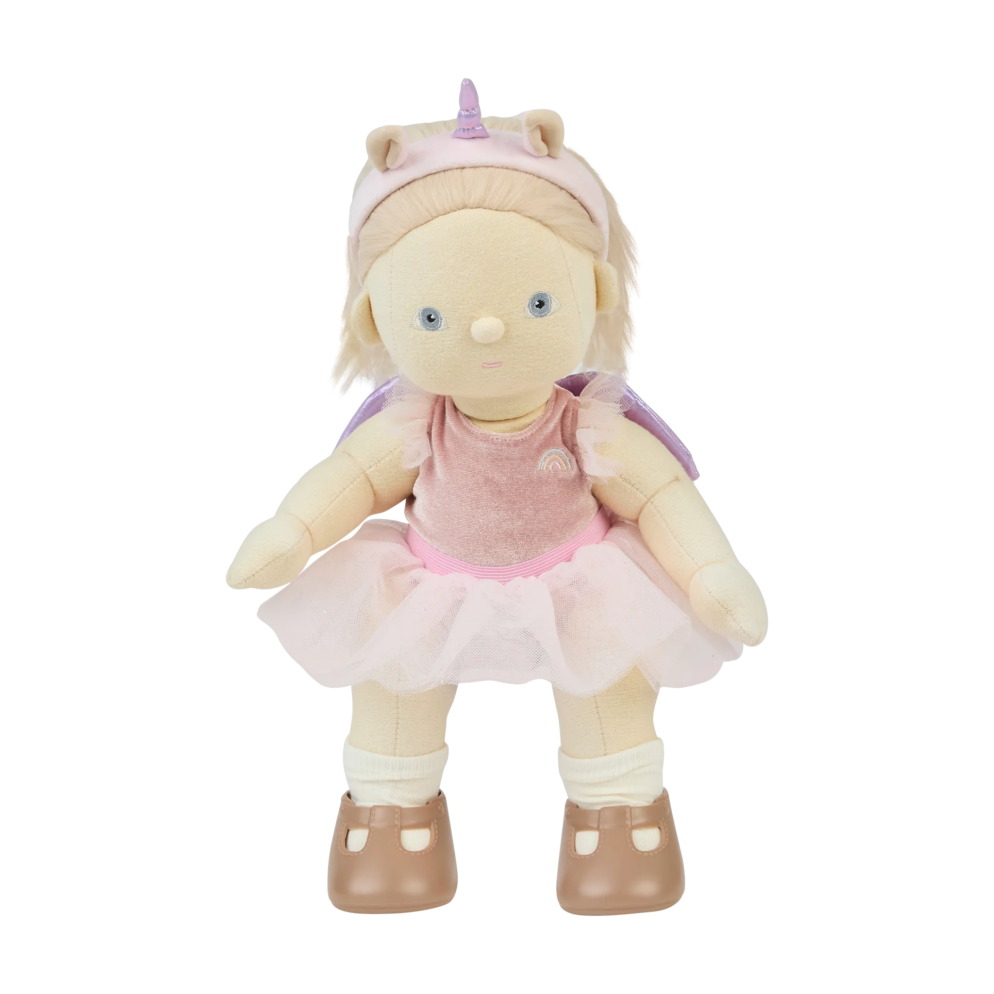Olli Ella Dinkum Unicorn Outfit - Pink
