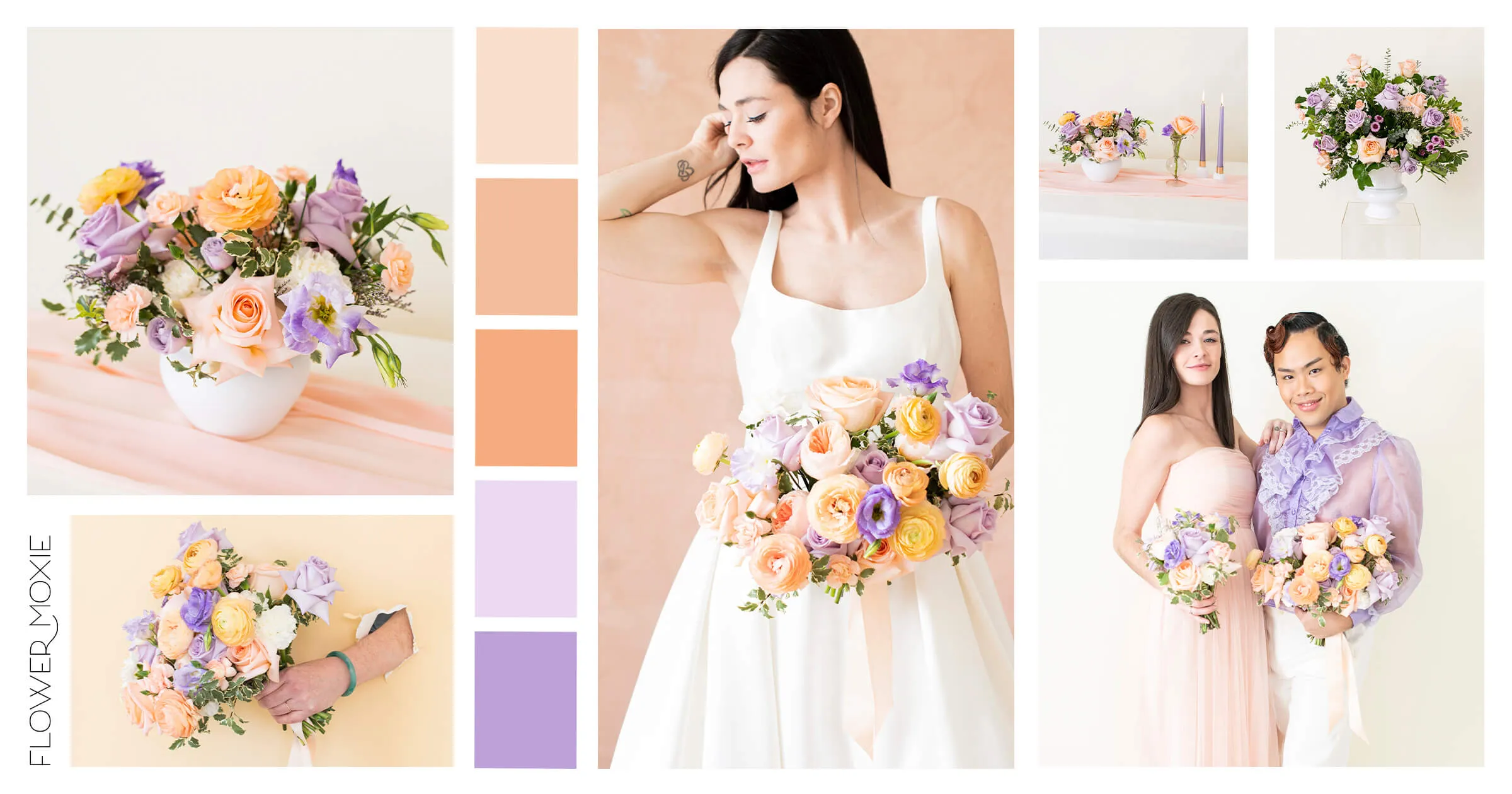 Peach and Lilac - Medium Package
