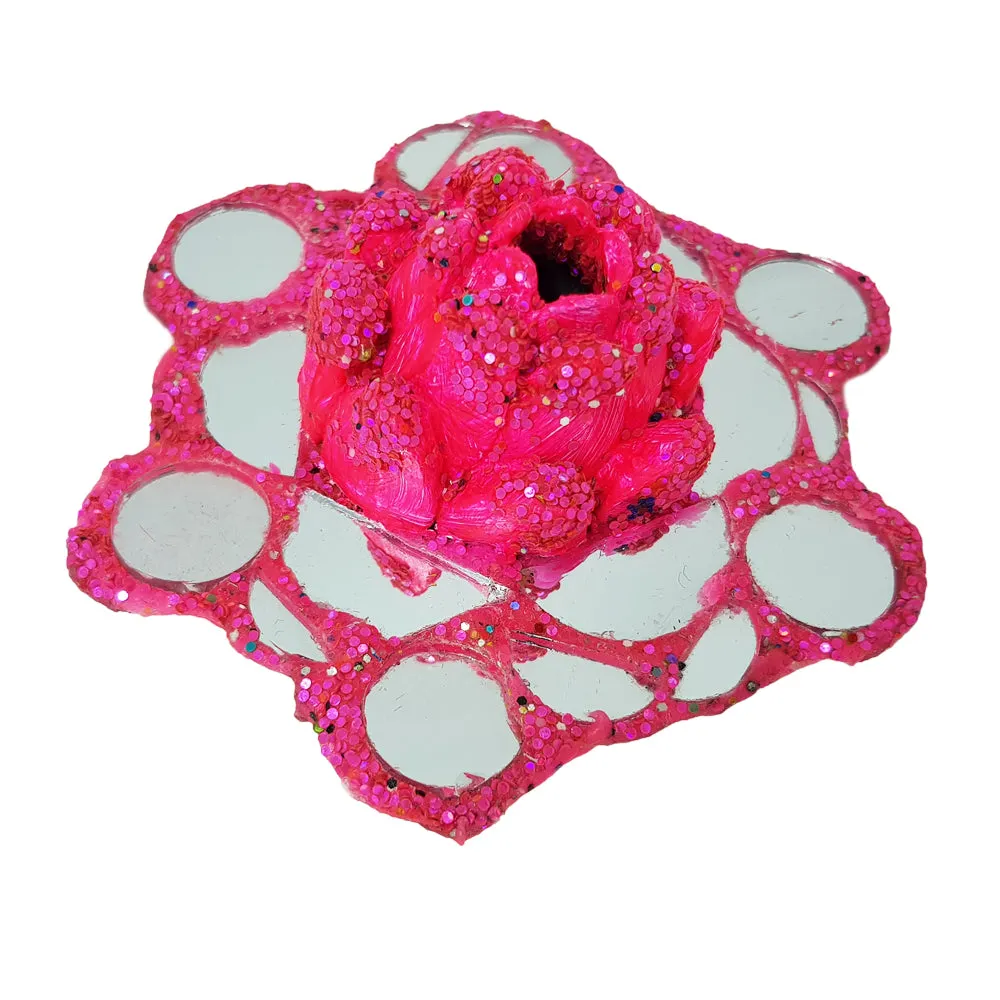 PINK FLOWER BROOCH - ROSIE