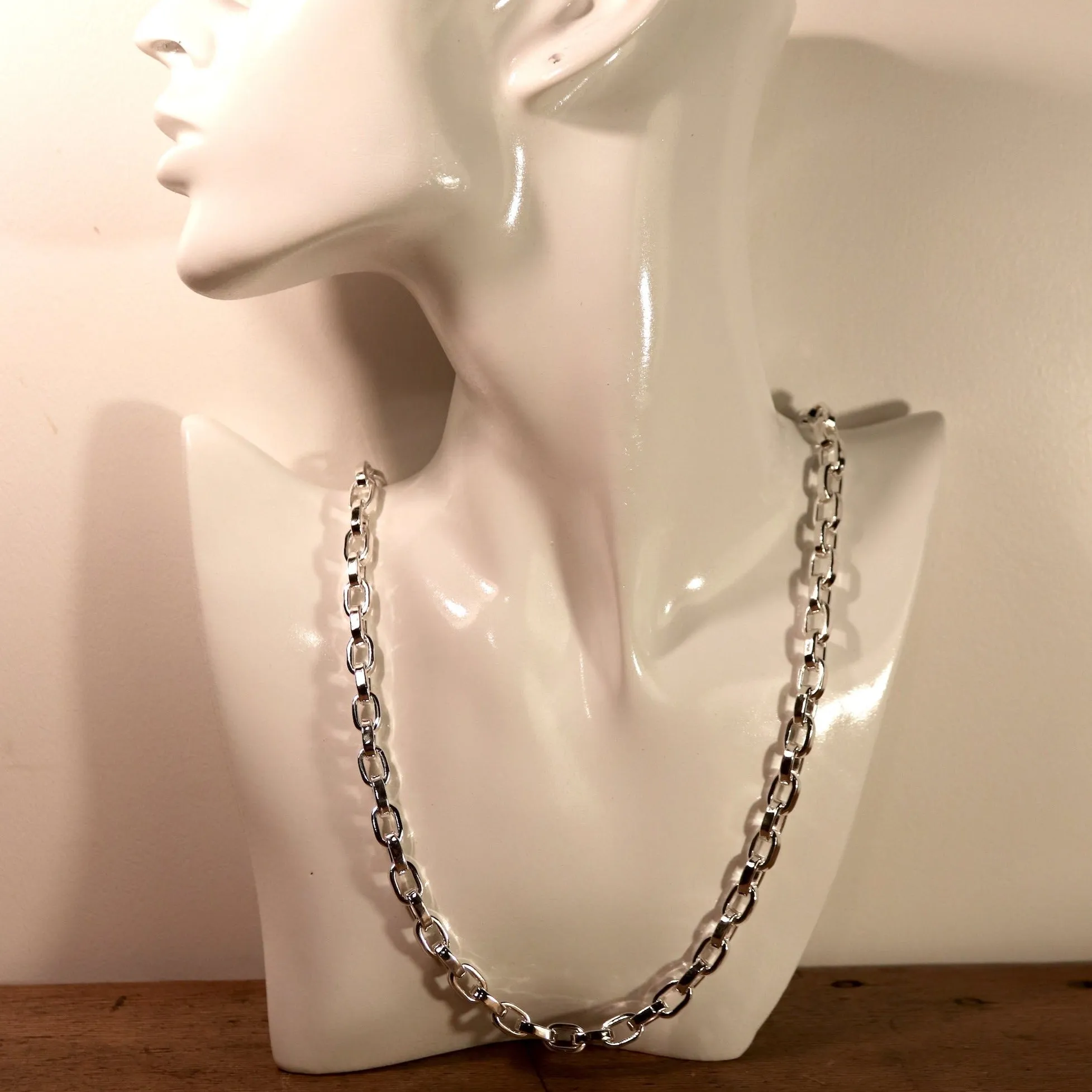 Rectangular Link Necklace