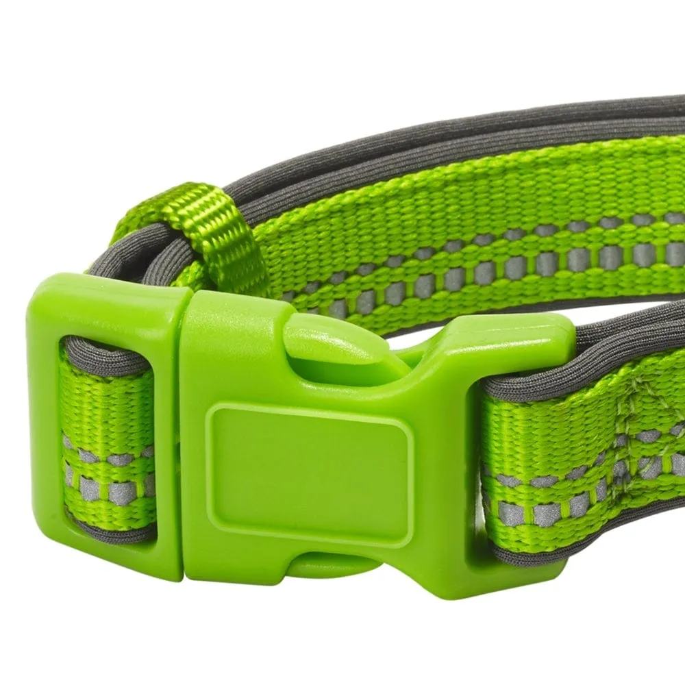 Reflective Hues of Spring | 3M Reflective Neoprene Padded Dog Collar