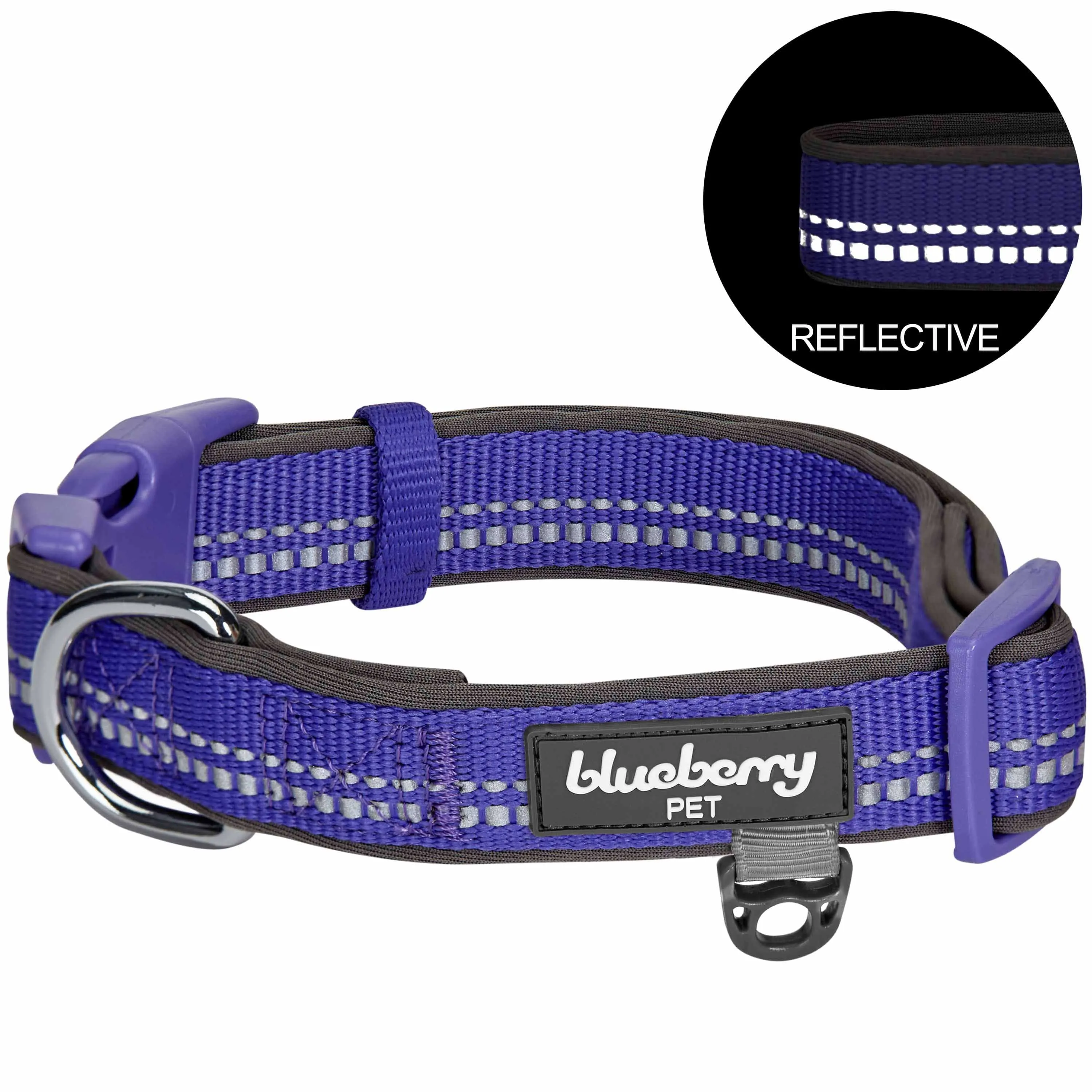 Reflective Hues of Spring | 3M Reflective Neoprene Padded Dog Collar