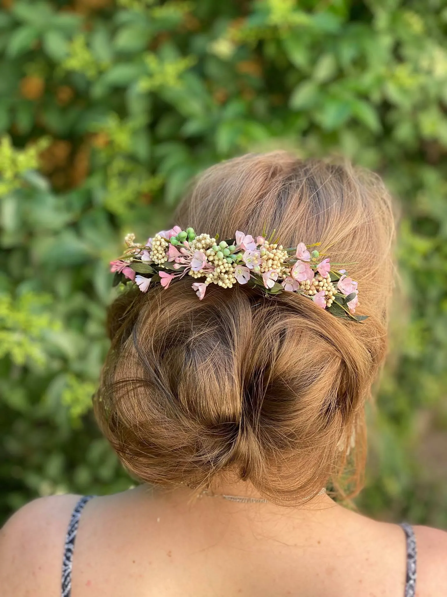 Romantic bridal hair comb Bridal hairstyle Flower hair comb Hair flowers Wedding comb Bridal hair fashion accessories Boho style