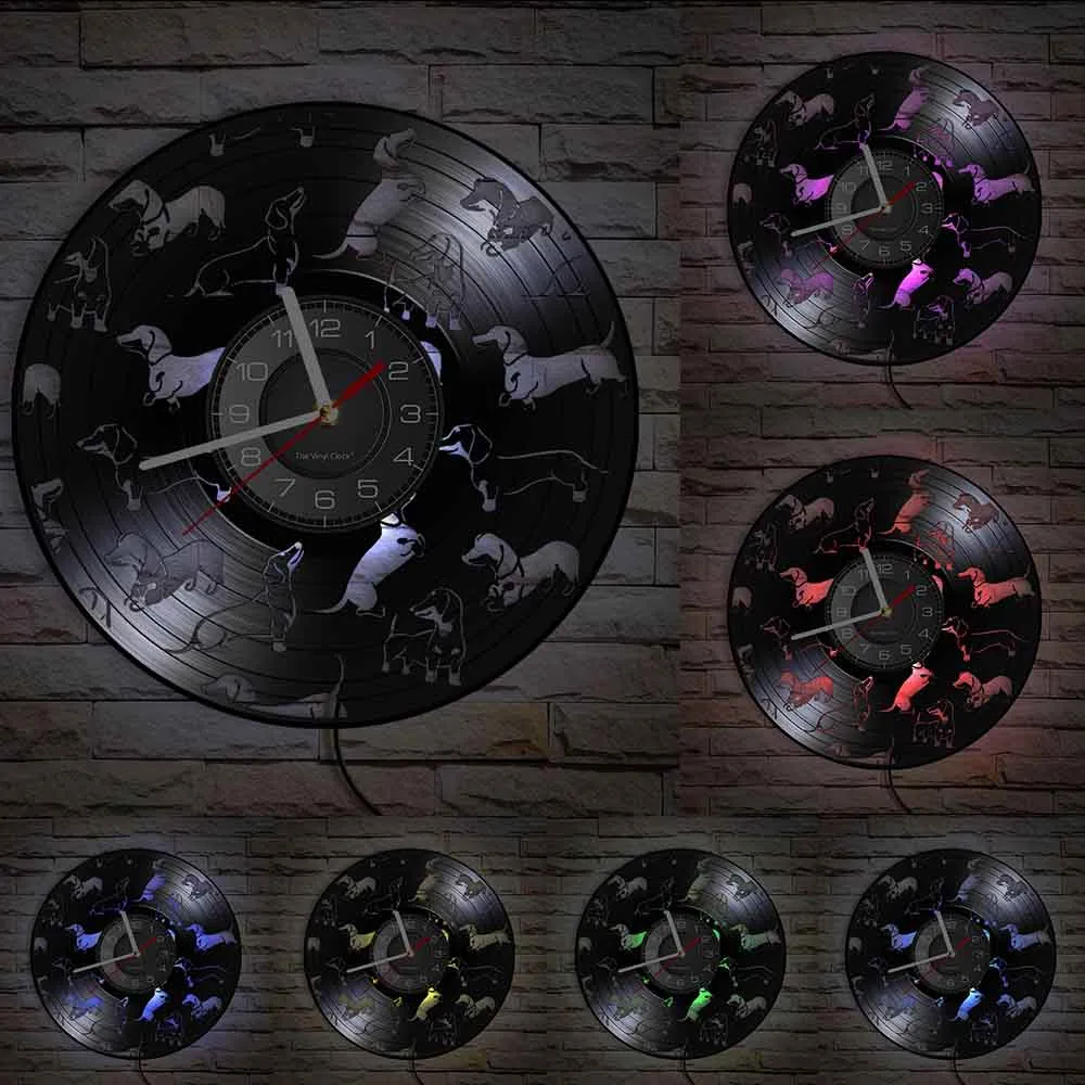 Stunning Dachshund Wall Clock