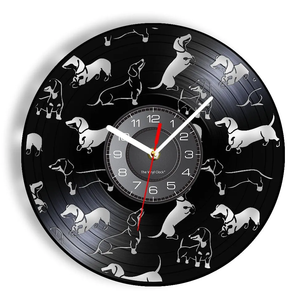 Stunning Dachshund Wall Clock