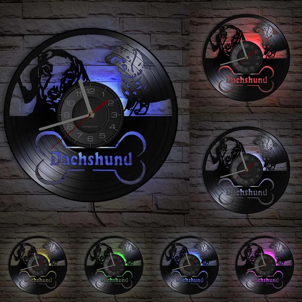 Stunning Dachshund Wall Clock